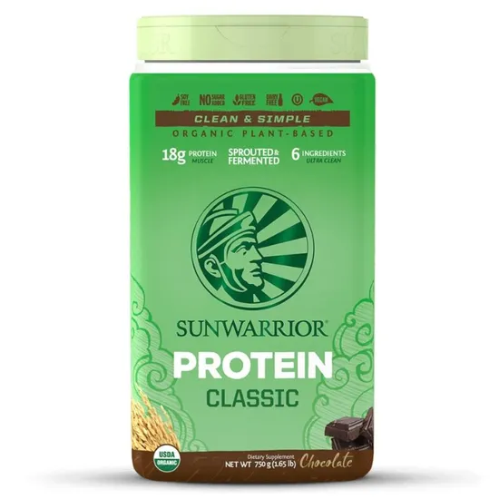 Sunwarrior Classic Organic Protein Chocolate 750G