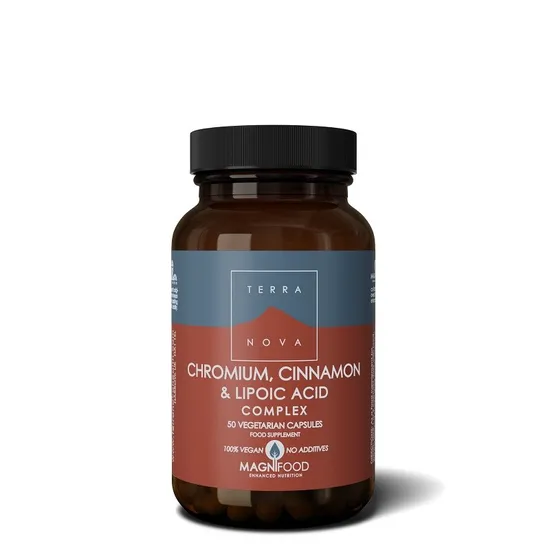 Terranova Chromium, Cinnamon & Lipoic Acid Complex Vegicaps