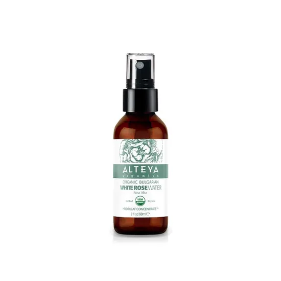 Alteya Organics Bulgarian White Rose Glass Water Spray