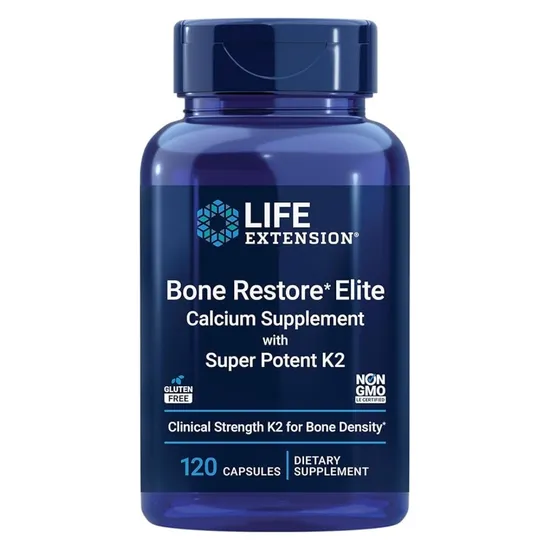 Life Extension Bone Restore Elite With Super Potent K2 Capsules