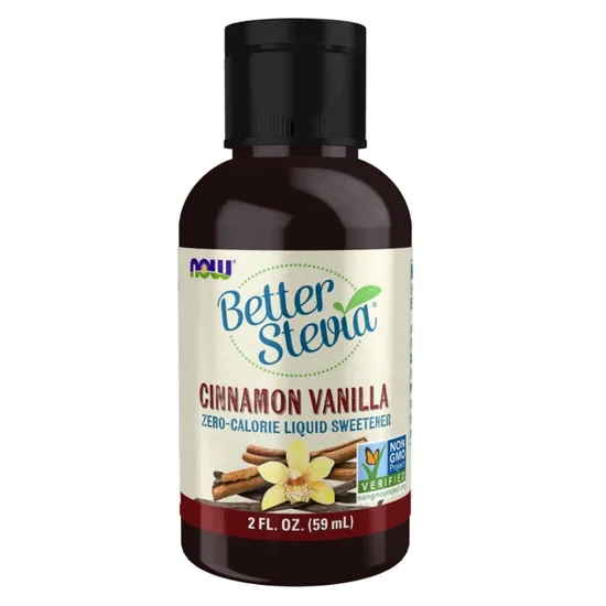 NOW Foods Better Stevia Liquid Cinnamon Vanilla