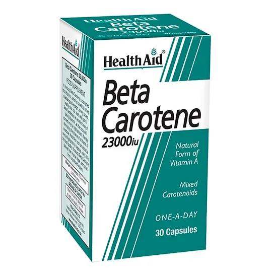 Health Aid Beta Carotene 15mg Capsules
