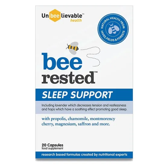 Unbeelievable Health Bee Rested Sleep Support Capsules