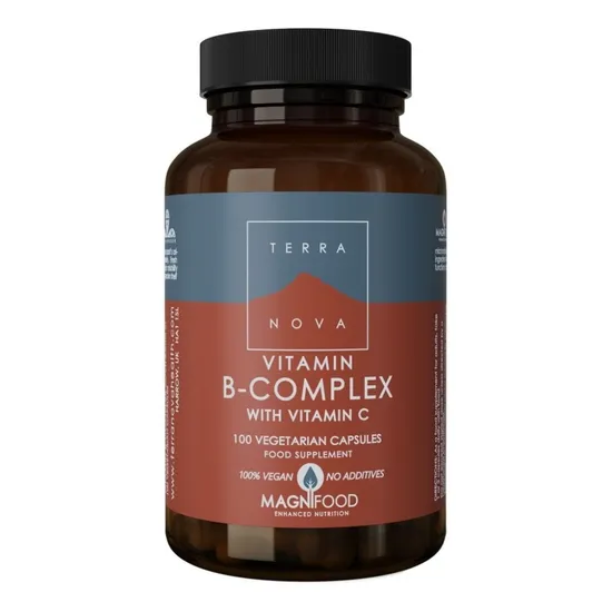 Terranova B-Complex With Vitamin C Vegicaps 100 Vegicaps
