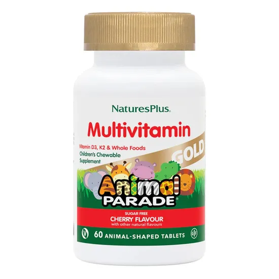 Nature's Plus Animal Parade Gold Chewable Multi Cherry Flavour