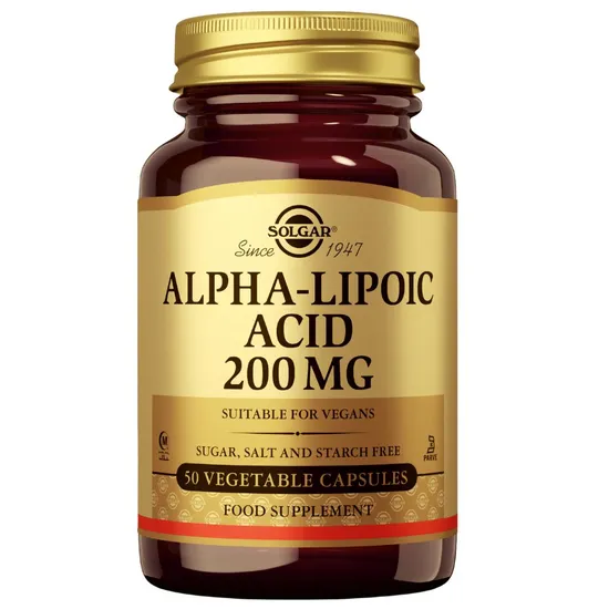 Solgar Alpha Lipoic Acid 200mg Vegicaps