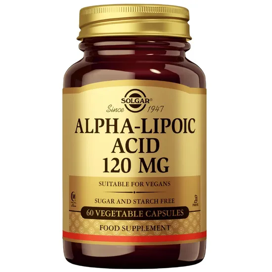 Solgar Alpha Lipoic Acid 120mg Vegicaps