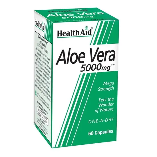 Health Aid Aloe Vera 5000Mg Capsules 60 Capsules