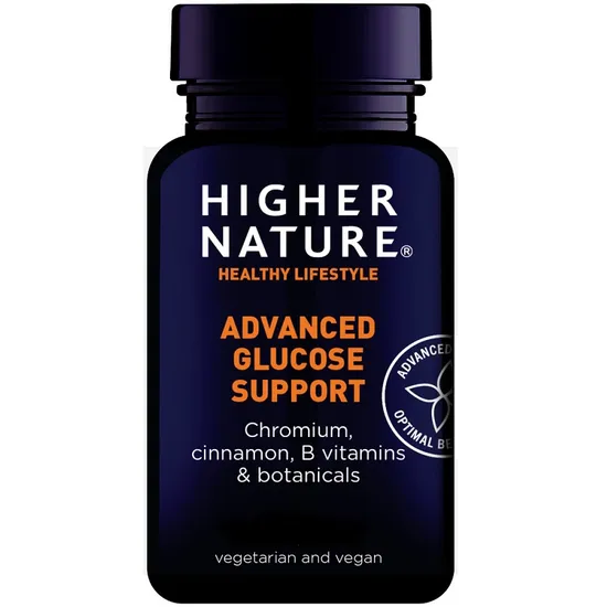 Higher Nature Advanced Glucose Support Vegetable Capsules