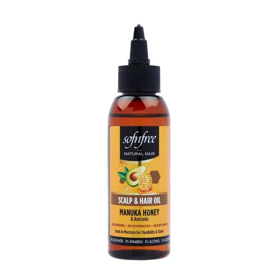 Sofn'Free For Natural Hair Manuka Honey & Avocado Hair & Scalp Oil
