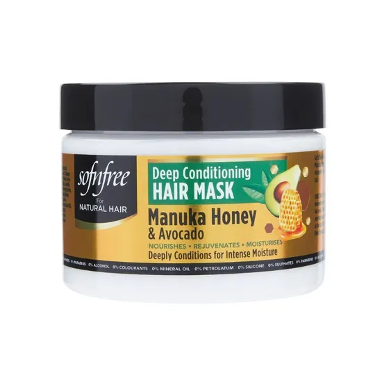 Sofn'Free For Natural Hair Manuka Honey & Avocado Deep Conditioning Hair Mask