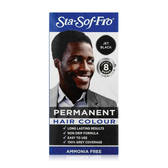 Sta-Sof-Fro Men Permanent Hair Colour Jet Black