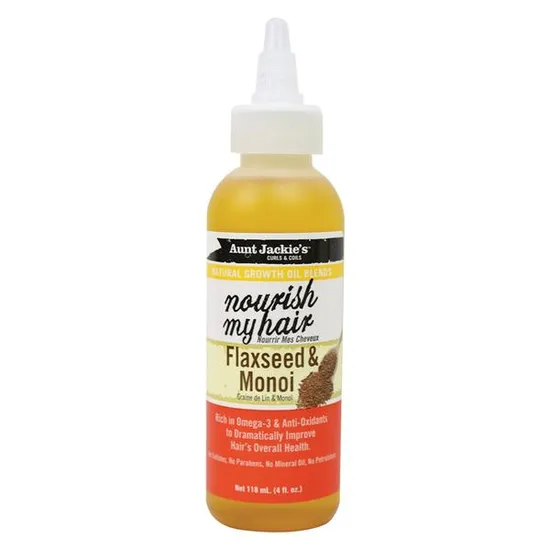 Aunt Jackie's Nourish My Hair Flaxseed & Monoi Oil