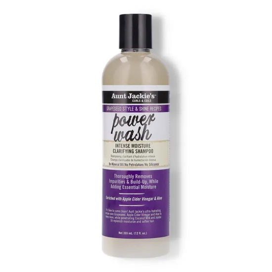 Aunt Jackie's Grapeseed Power Wash Intense Moisture Clarifying Shampoo
