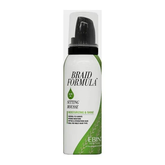 Ebin New York Braid Formula Moisture & Shine Setting Mousse
