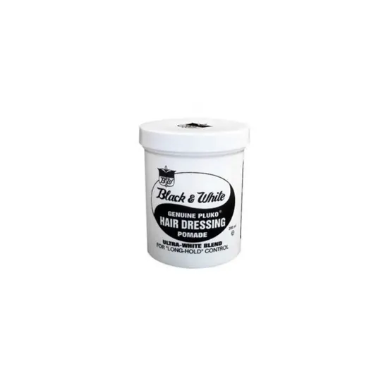 Black & White Genuine Pluko Hair Dressing Pomade