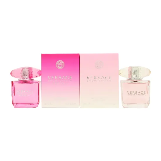 Versace Gift Set 30ml Bright Crystal Eau De Toilette + 30ml Bright Crystal Absolu Eau De Parfum