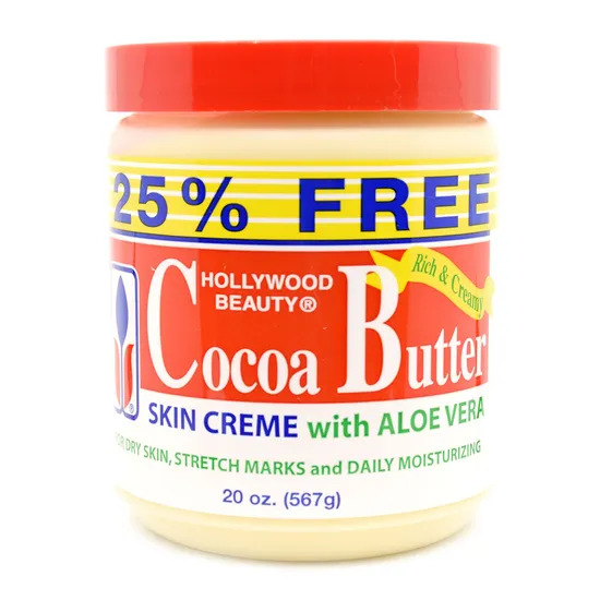 Hollywood Beauty Cocoa Butter Skin Creme With Aloe Vera