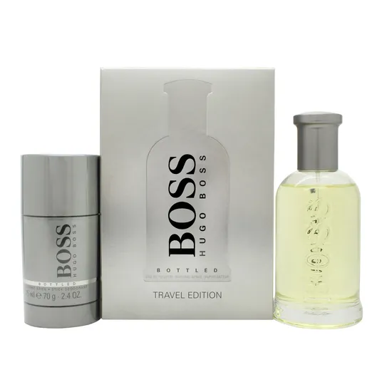 Hugo Boss Boss Bottled Gift Set 100ml Eau De Toilette + 75ml Deodorant Stick