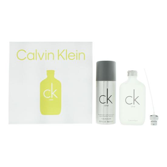 Calvin Klein CK One Eau De Toilette 100ml + Deodorant Spray 150ml