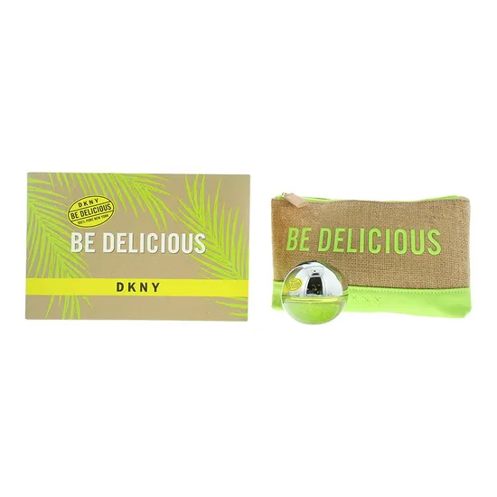 DKNY Be Delicious Gift Set Eau De Parfum + Pouch