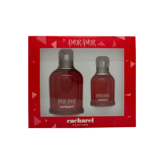 Cacharel Amor Amor Gift Set 100ml Eau De Toilette + 30ml Eau De Toilette