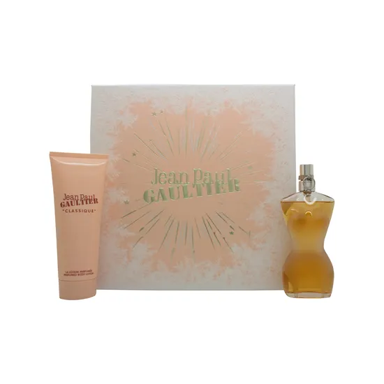 Jean Paul Gaultier Classique Eau De Toilette 50ml + Body Lotion 75ml Gift Set