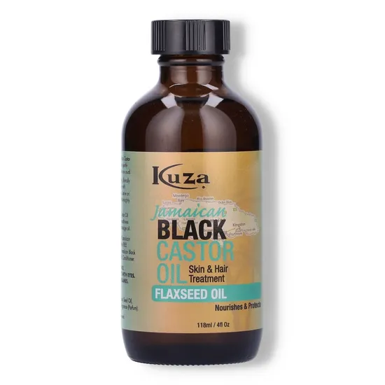 Kuza Jamaican Black Castor Oil Flaxseed Oil