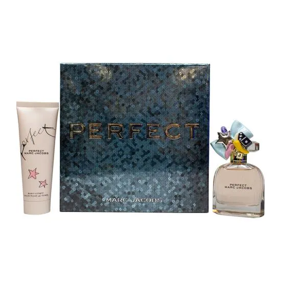 Marc Jacobs Perfect Gift Set 50ml Eau De Parfum + 75ml Body Lotion