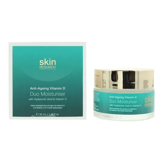 Skin Research Anti-Ageing Vitamin D With Hyaluronic Acid & Vitamin C Duo Moisturiser