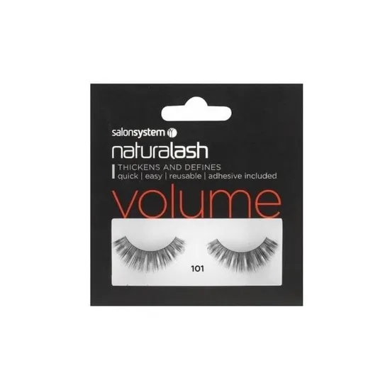 Salon System Naturalash Re-Usable Eyelashes Black 101