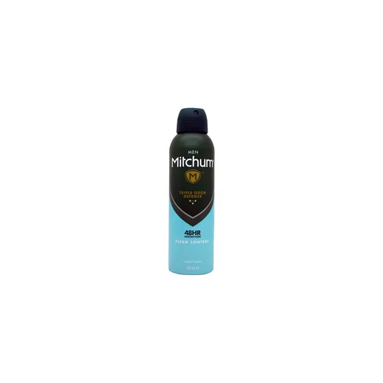 Mitchum Men Triple Odour Defence Clean Control 48HR Protection Deodorant Spray