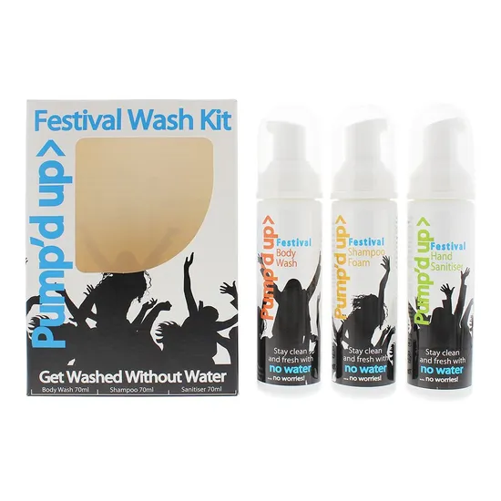 Pump'd Up Festival Wash Kit