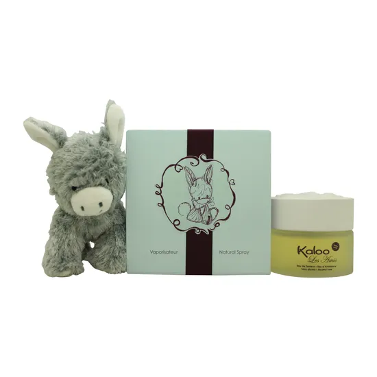 Kaloo Les Amis Gift Set Scented Water + Donkey Plush Toy