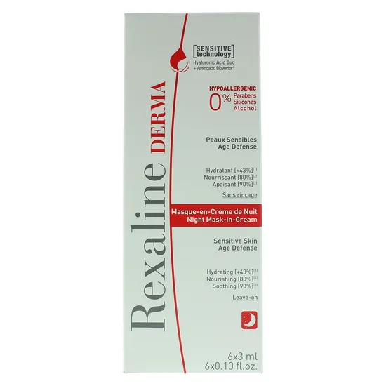 Rexaline Derma Night Mask-In-Cream Sensitive Skin Age Defence