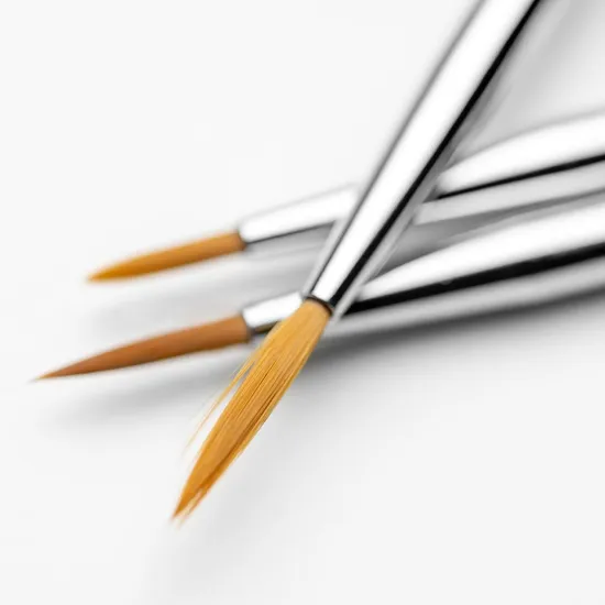 Glisten Cosmetics Thick Liner Brush Set