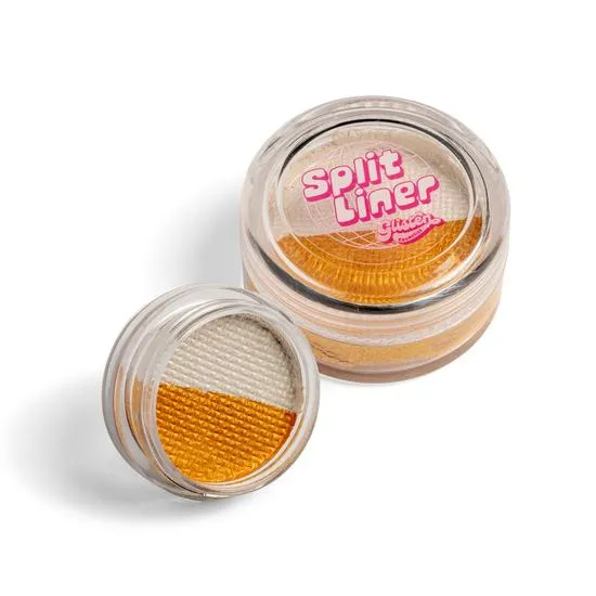 Glisten Cosmetics Precious Gold & Silver Split Liner Large