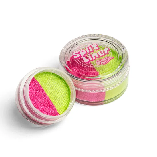 Glisten Cosmetics Nerds Shimmer Pink & Lime Green Split Liner Eyeliner