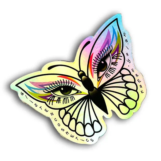 Glisten Cosmetics Fairy Freak Butterfly Sticker