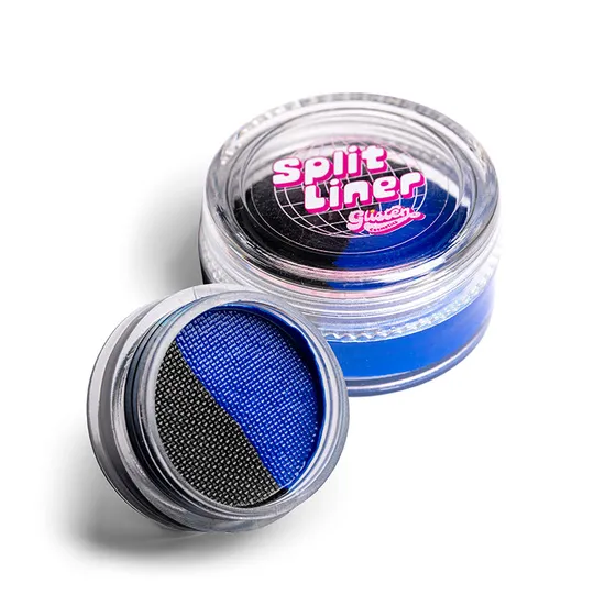 Glisten Cosmetics Emperor Blue & Black Split Liner Eyeliner