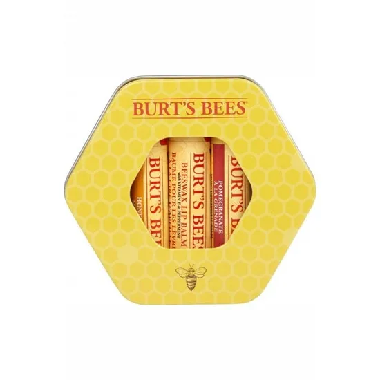 Burt's Bees Lip Balm Trio Tin Gift Set