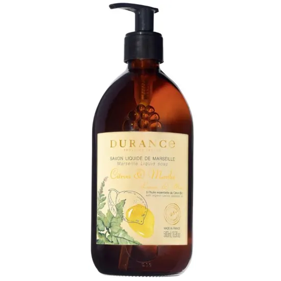 Durance Lemon & Mint Liquid Marseille Soap