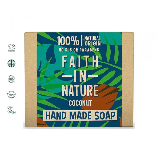 Faith in Nature Hand Made Organic Coconut Soap
