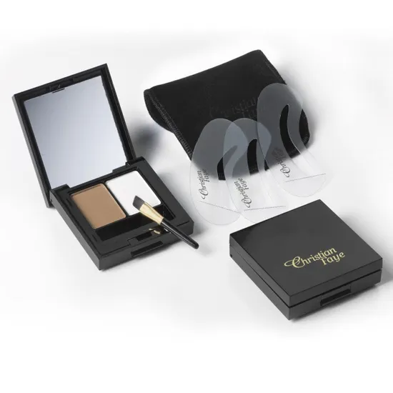 Christian Faye Eyebrow Highlighter Duo Kit Medium Brown