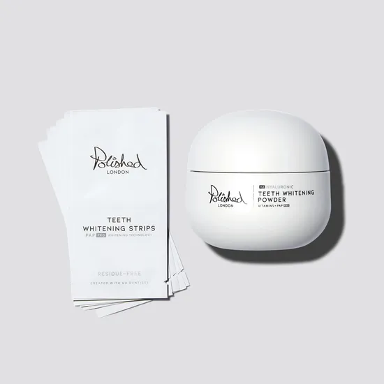Polished London Teeth Whitening Powder & Strips Bundle