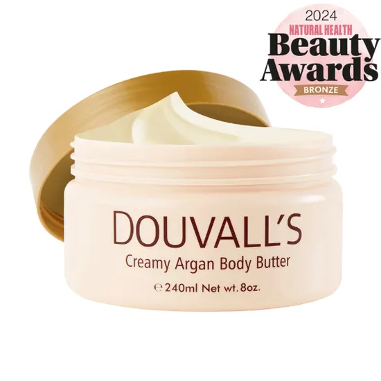 Douvall's Organic Creamy Argan Body Butter Pink Grapefruit