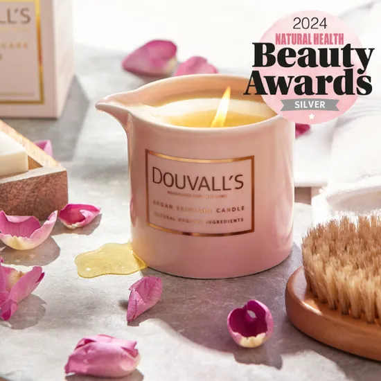 Douvall's Organic Argan Skin Care Candle Forbidden Spices