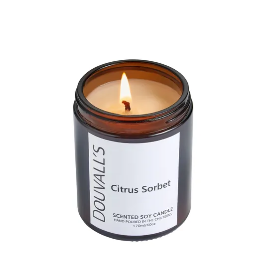 Douvall's Eco Soy Wax Scented Candles Citrus Sorbet