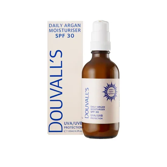 Douvall's Argan Daily Moisturiser With Spf 30 Uva/Uvb Protection 120Ml