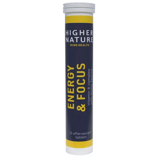 Higher Nature Effervescent Energy & Focus Tablets
